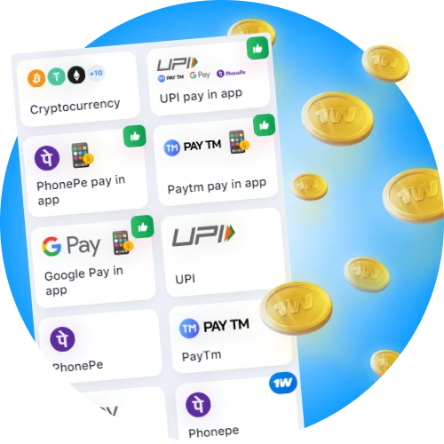 At 1win casino, deposit and withdraw money using your favorite method.