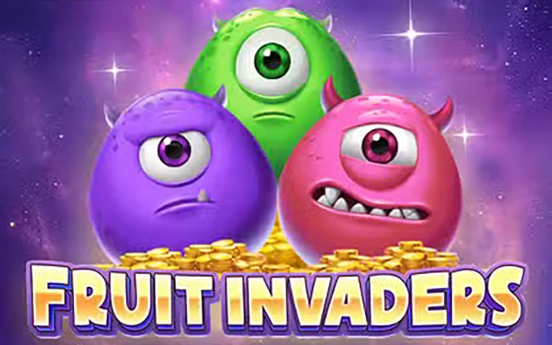 Become the owner of a big win in the popular Fruit Invaders slot from 1Win Casino.