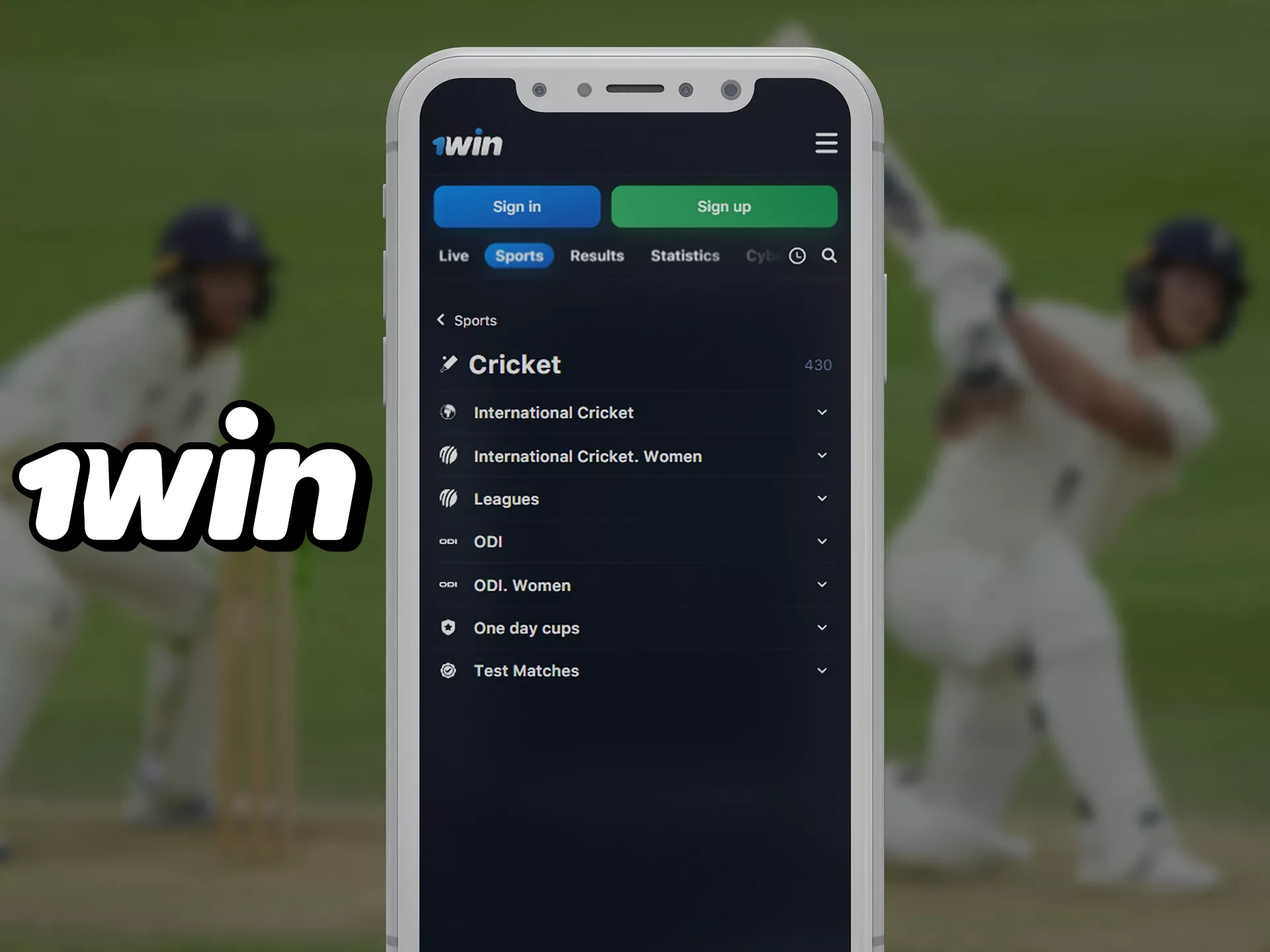 আপনার প্রিয় ক্রিকেট দলের সাথে 1win বাজি ধরুন।