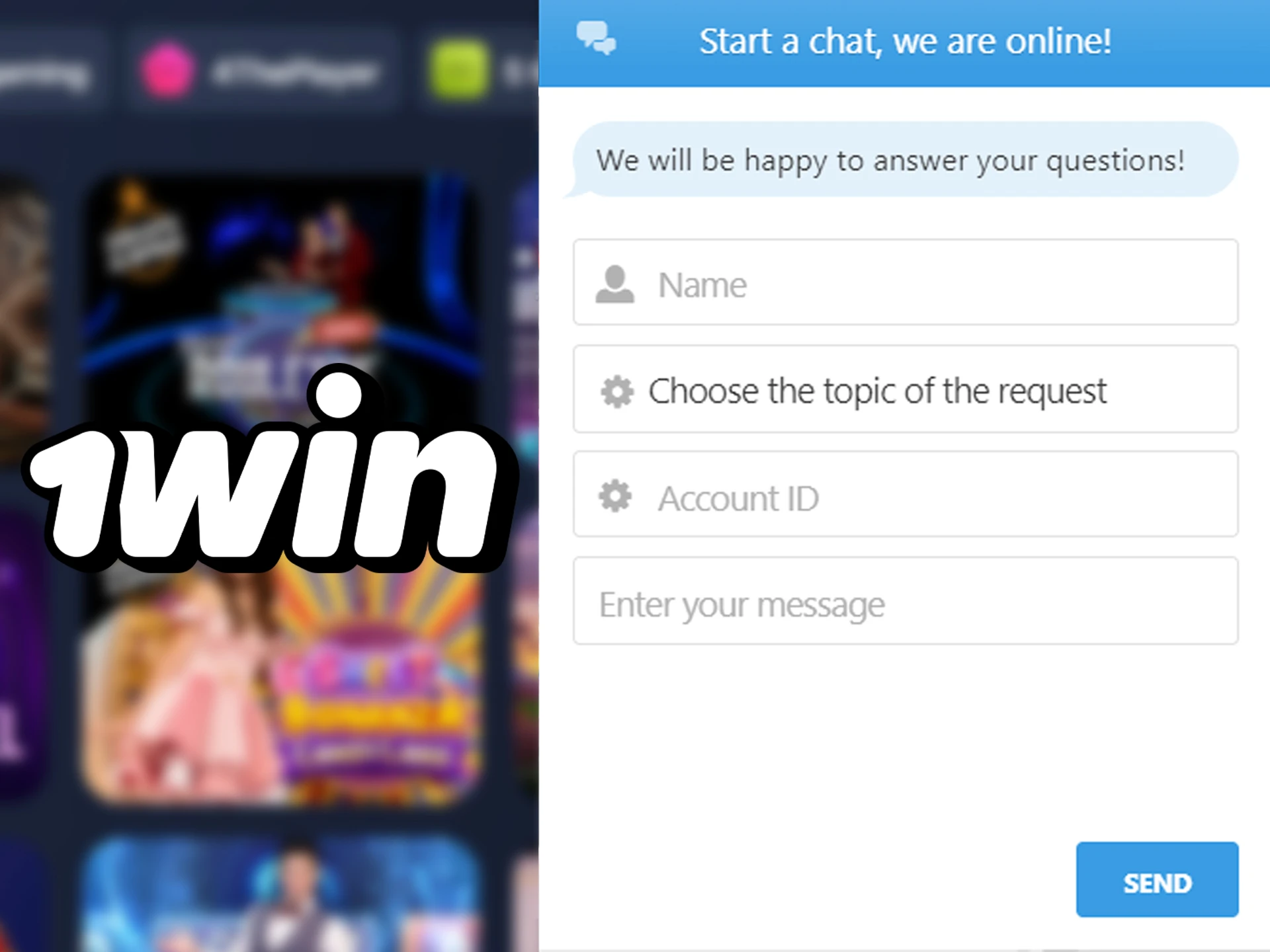 ওয়েবসাইট চ্যাট ব্যবহার করে সাহায্যের জন্য জিজ্ঞাসা করুন।