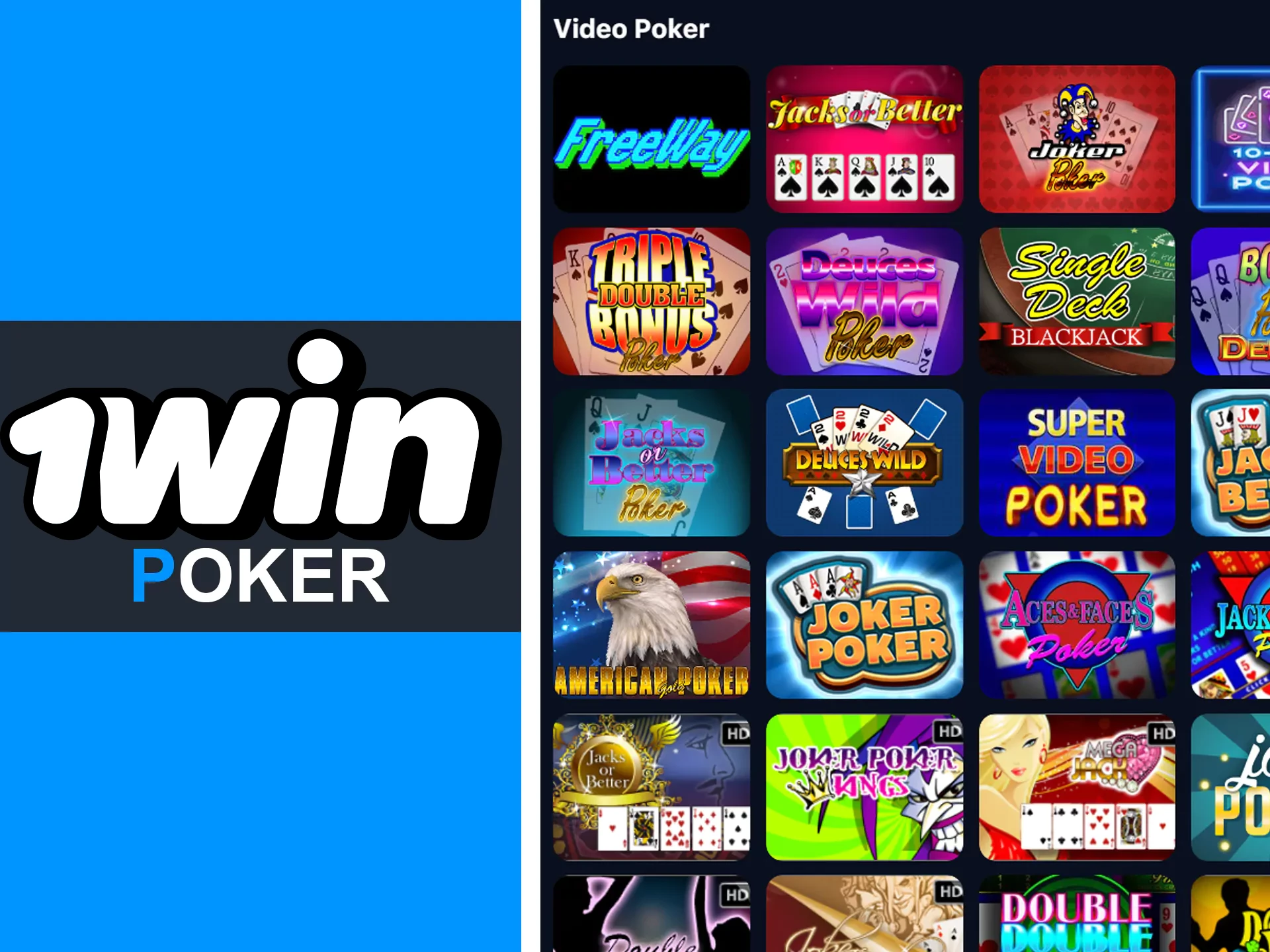 1win এ ক্যাসিনো গেম খেলুন।