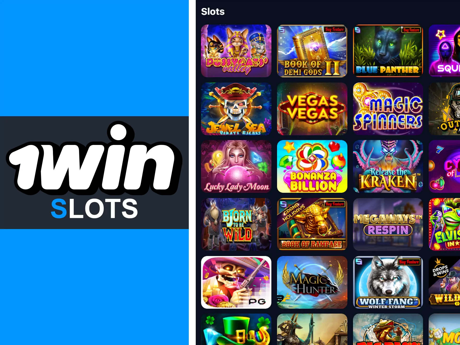 1win এ আনন্দের সাথে স্লট ঘুরান।